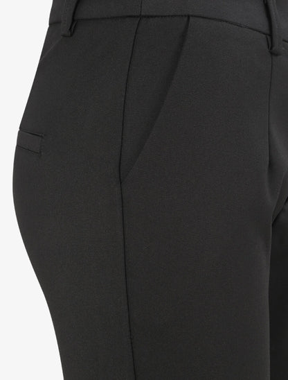 Pantalon unie coupe slim - Noir - 3