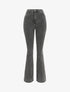 Jean stretch coupe flare - Gris foncé - 4