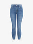 Jean skinny taille haute et stretch - Bleu - 1