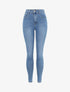 Jean skinny push up - Bleu - 1