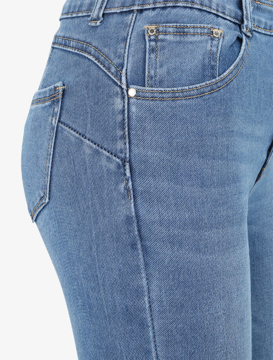 Jean skinny push up - Bleu - 3