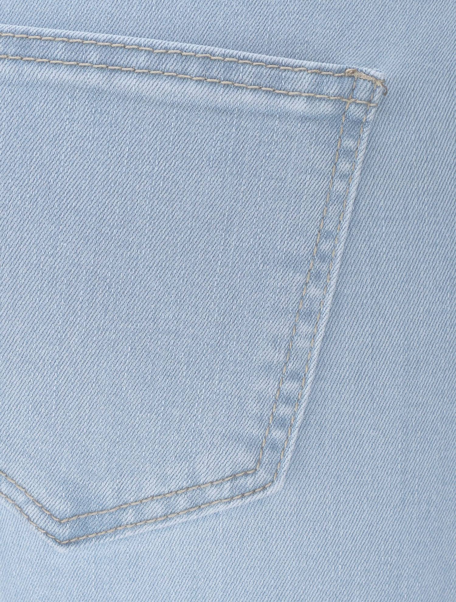 Jean slim à taille haute boutonnée - Bleu clair - 3