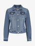Veste en jean coupe droite - Bleu denim - 1