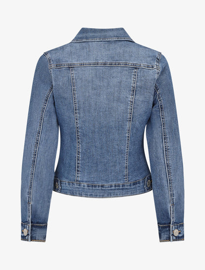 Veste en jean coupe droite - Bleu denim - 2