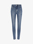 Jean skinny push up à taille standard - Bleu - 1