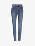 Jean skinny push up à taille standard - Bleu - 4