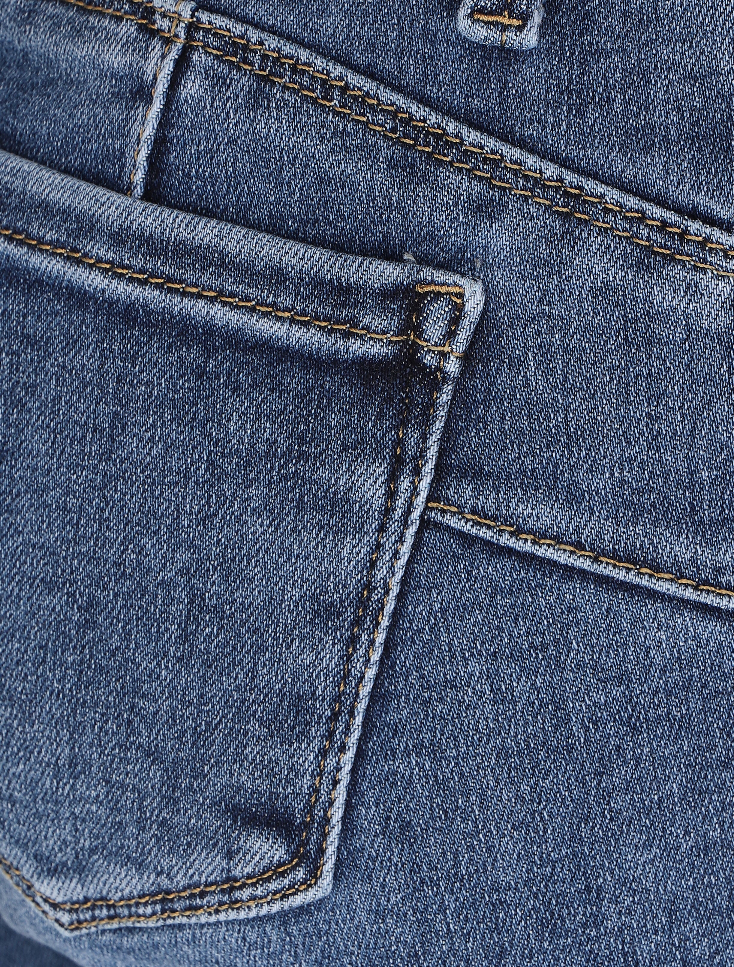 Jean skinny push up à taille standard - Bleu - 3