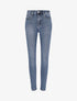 Jean skinny push up à taille haute - Bleu - 1