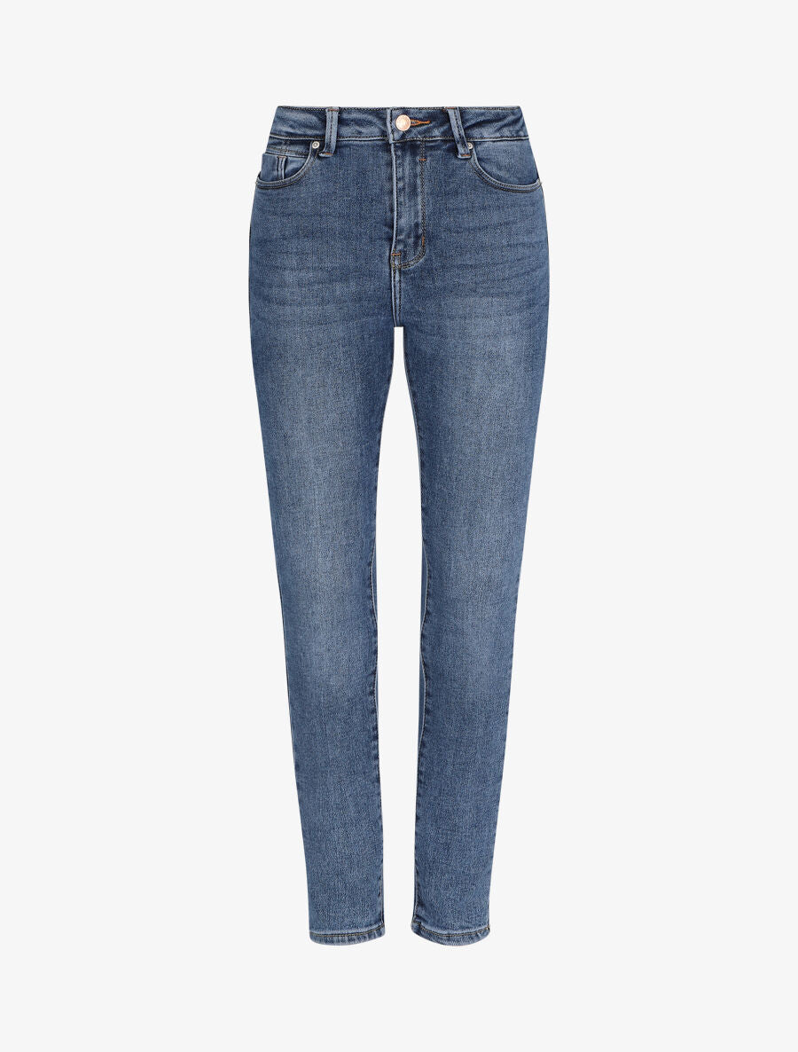 Jean skinny à taille standard - Bleu - 1