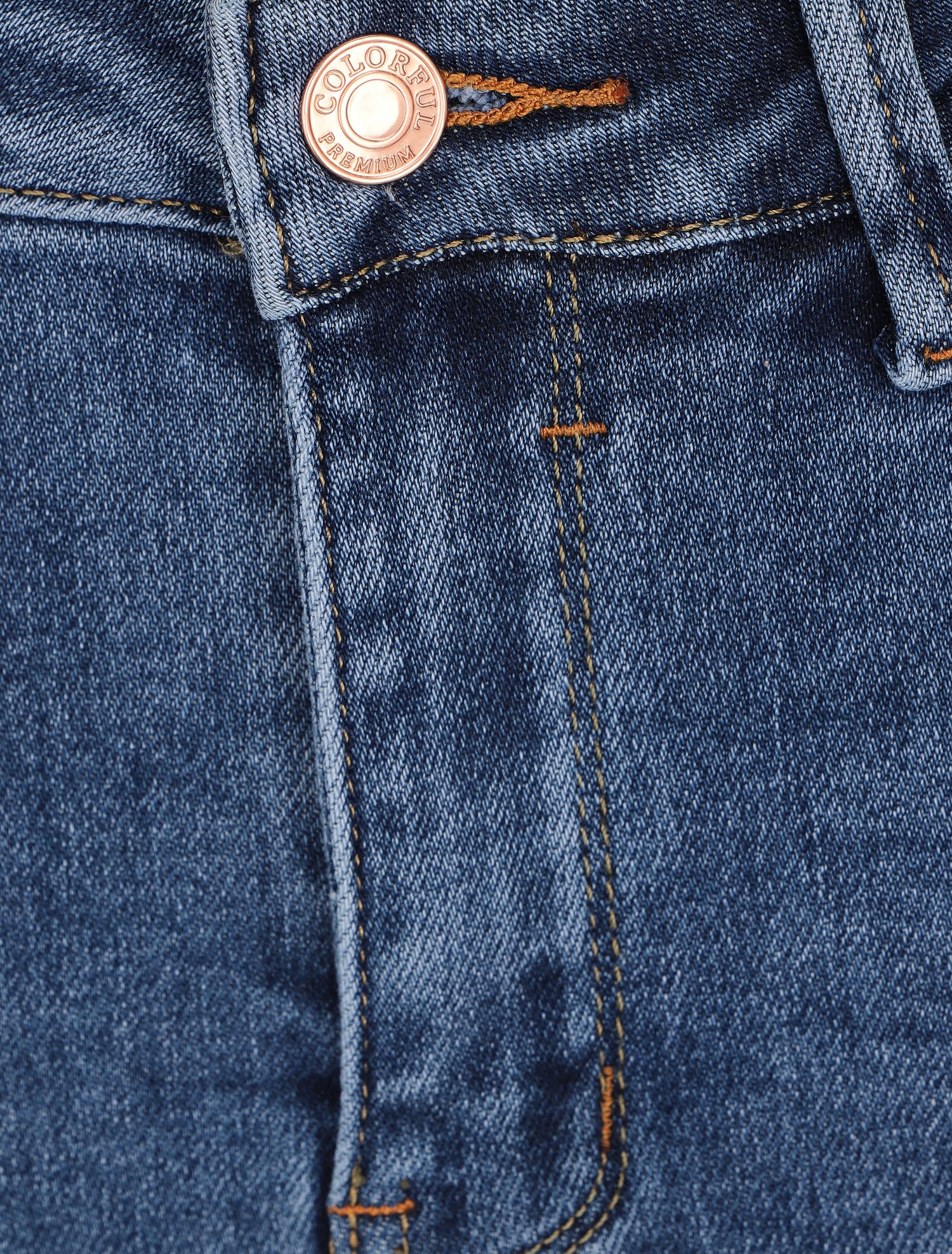 Jean skinny à taille standard - Bleu - 3
