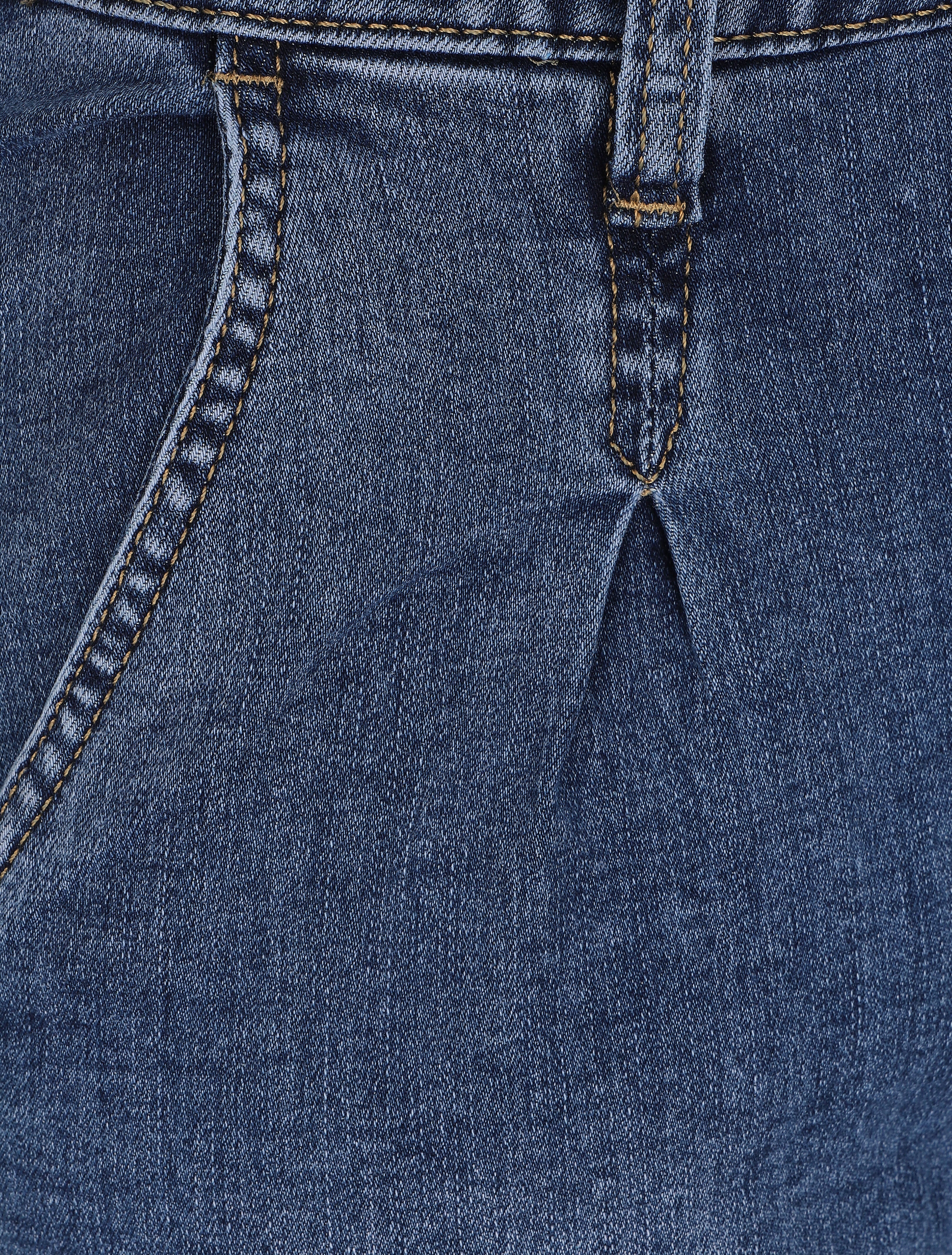 Jean boyfriend 7/8 à revers - Bleu denim - 3
