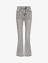 Jean flare à taille haute - Gris - 1