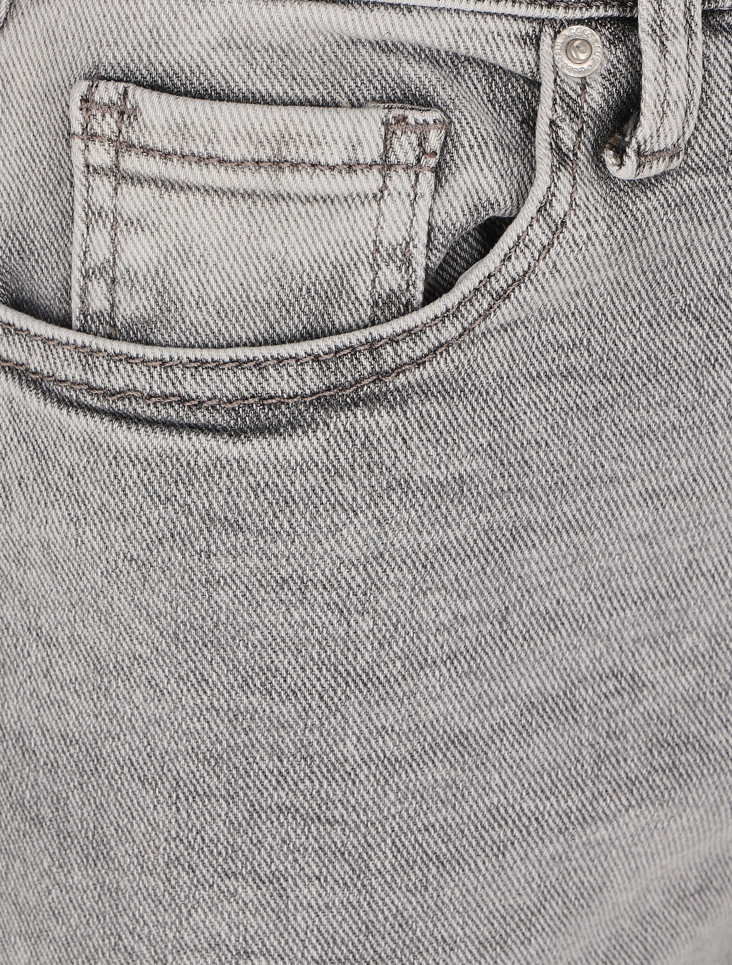Jean flare à taille haute - Gris - 3