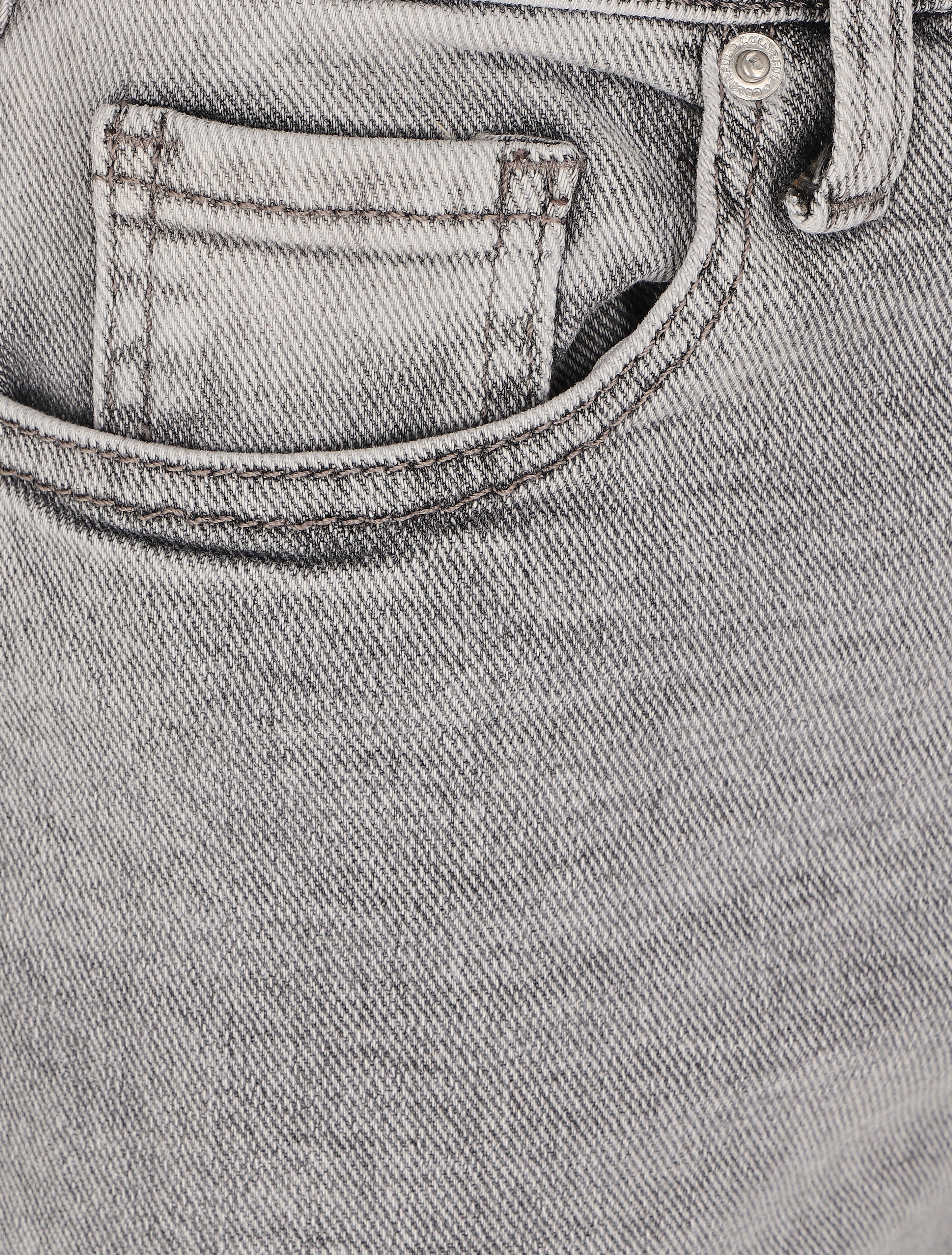 Jean flare à taille haute - Gris - 3