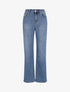 Jean uni coupe droite taille standard - Bleu denim - 4