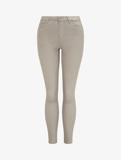 Jean slim uni push up - Taupe - 4