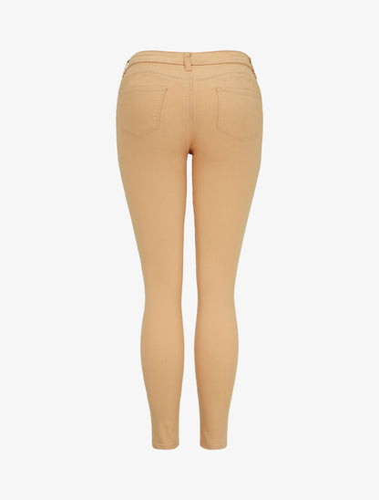 Jean slim uni push up - Abricot - 2