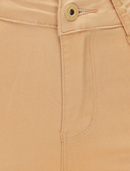 Jean slim uni push up - Abricot - 3