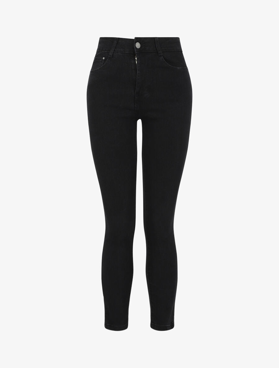 Jean classique coupe slim - Noir - 4