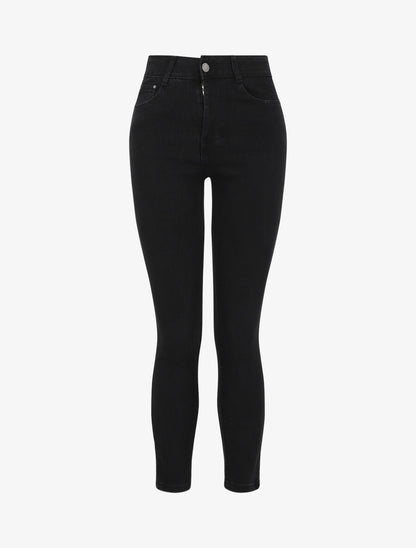 Jean classique coupe slim - Noir - 4