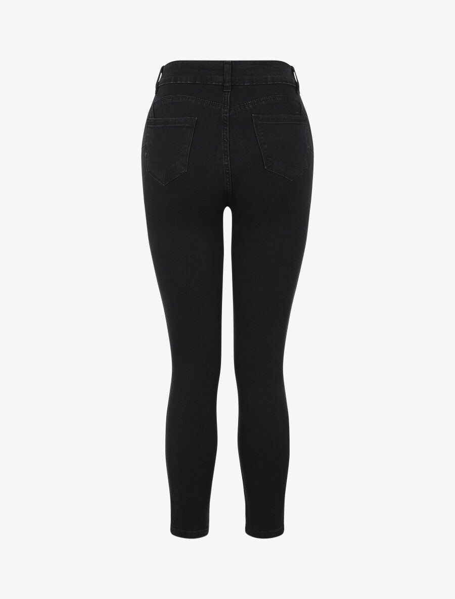 Jean classique coupe slim - Noir - 2