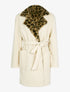 Manteau réversible effet laine bouclette - Beige - 1