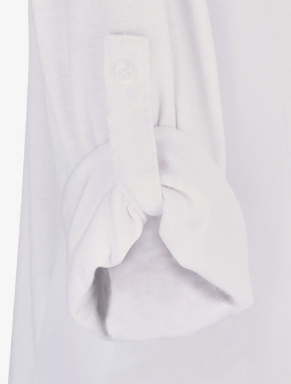 Tunique asymétrique grande taille - Blanc - 3
