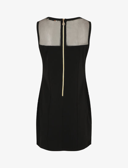 Robe droite à sequins - Noir - 2