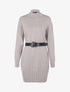 Robe-pull stretch coupe boule - Beige - 1