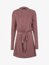 Robe pull ceinturée - Rose foncé - 1