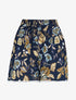 Short ample à imprimé fleuri - Marine - 3