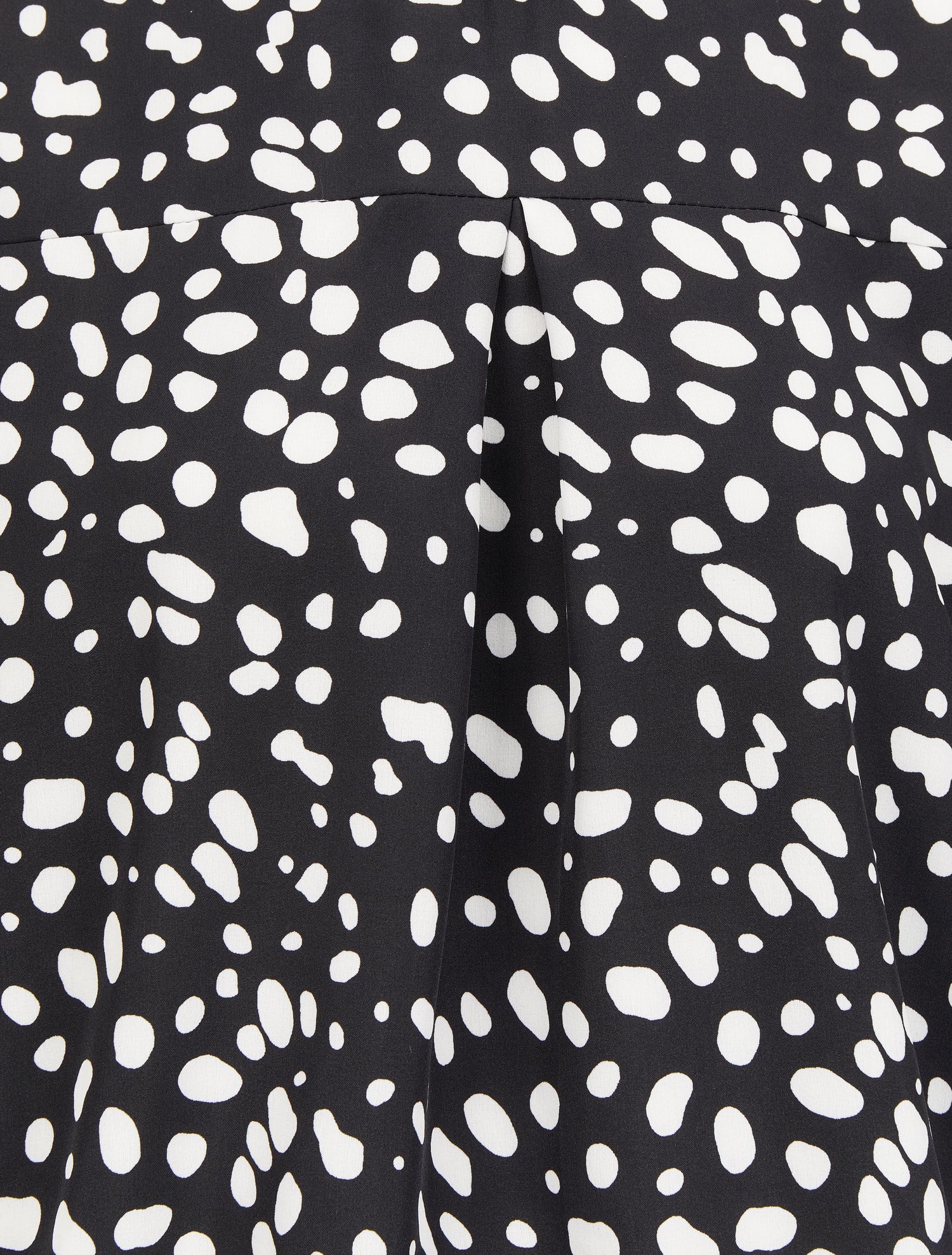 Top boule à imprimé dalmatien - Noir - 3