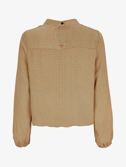 Blouse à motifs géométriques - Jaune - 2