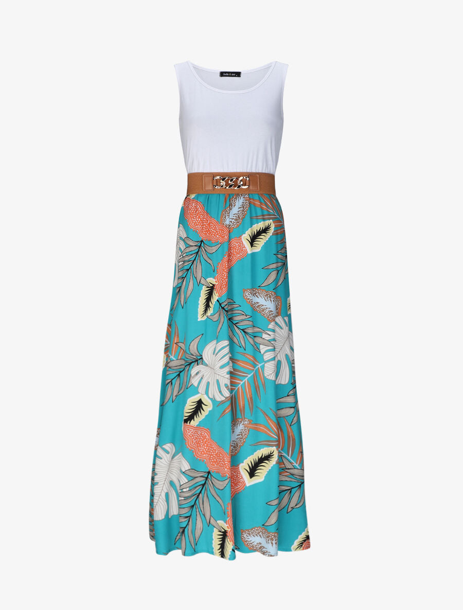 Robe Longue Patineuse Bleue SARAH PACINI - Taille Unique 40/42 - Occasion Très Bon état - Fabriqué En Italie