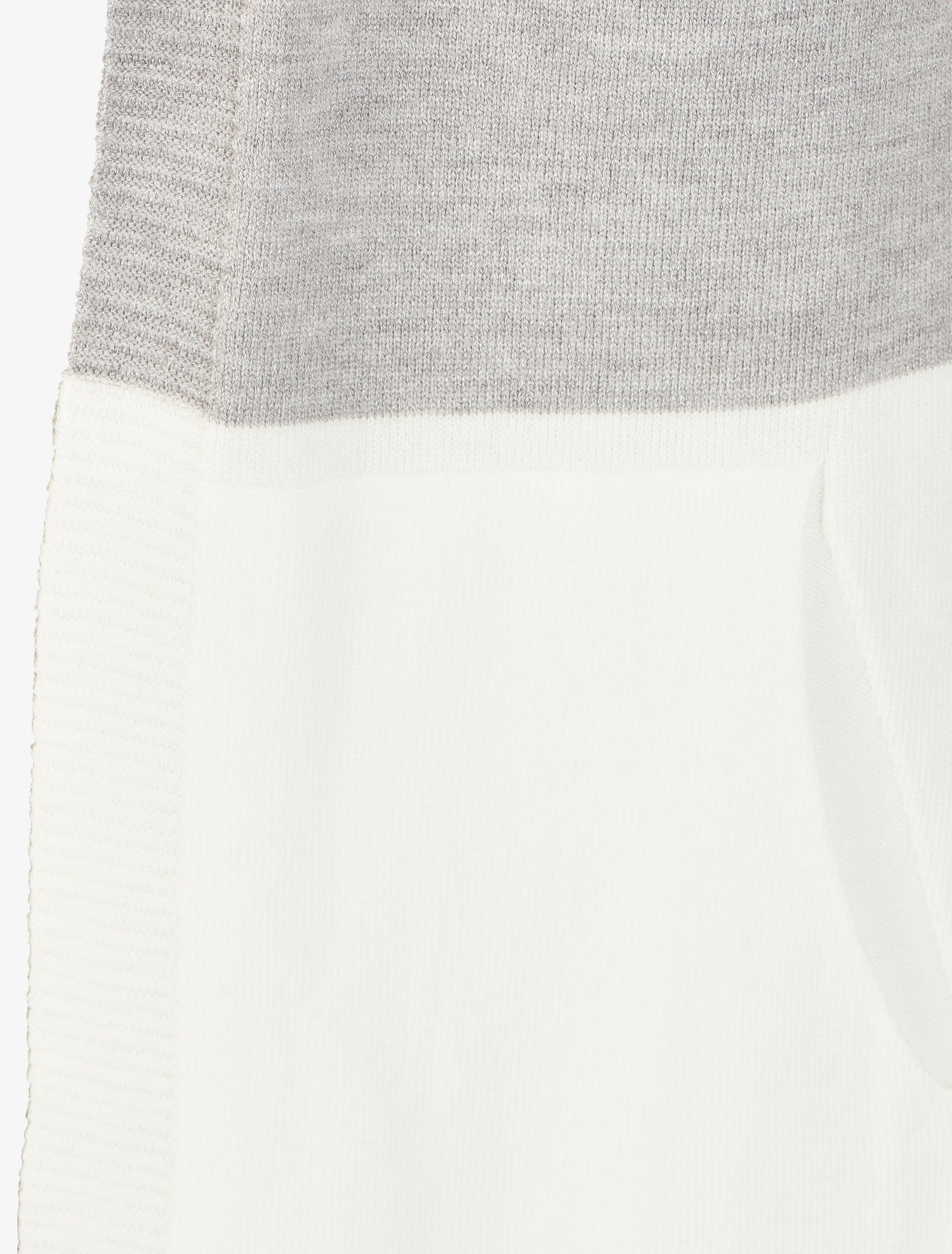 Gilet long rayé à capuche - Marine - 3