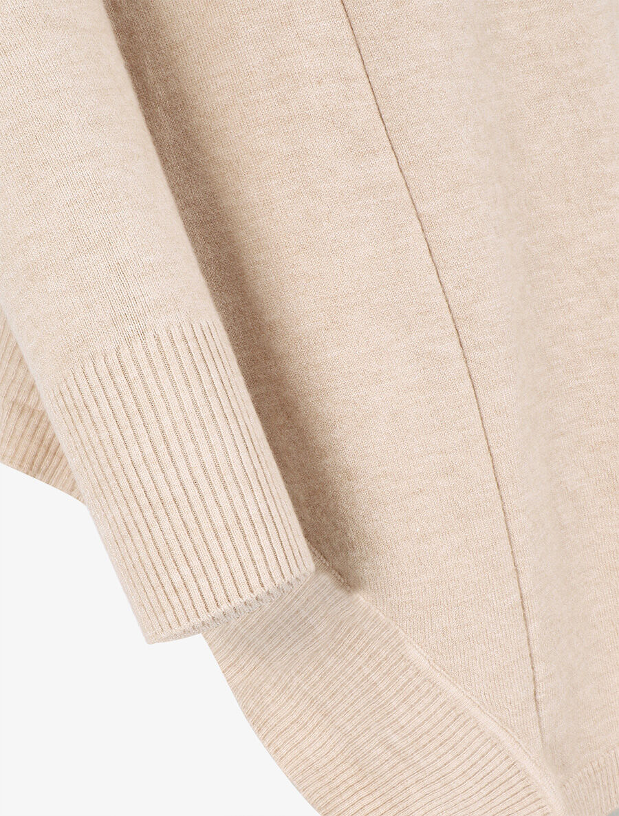Gilet basique en maille - Beige - 3