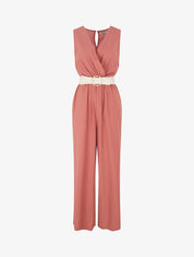 Combinaison fluide sans manches - Corail - 1