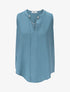 Top uni sans manches à détail stylisé - Bleu canard - 4