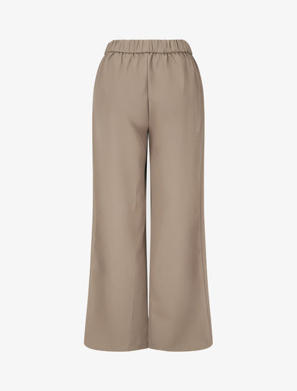 Pantalon ample à boucle style noeud - Taupe - 2