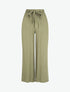 Pantalon fluide élastiqué - Kaki - 1