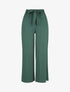Pantalon fluide élastiqué - Vert sapin - 1