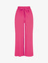 Pantalon fluide élastiqué - Fushia - 1