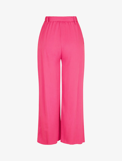 Pantalon fluide élastiqué - Fushia - 2