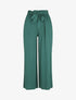 Pantalon uni fluide élastiqué - Vert sapin - 4