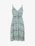 Robe courte à imprimé graphique - Vert - 1