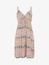 Robe courte à imprimé graphique - Orange - 1