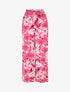 Pantalon fluide à imprimé hawaien - Fushia - 4