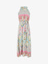 Robe longue à col américain - Gris - 5