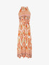 Robe longue à col américain - Blanc - 1