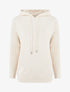 Pull à capuche coupe droite - Crème - 1